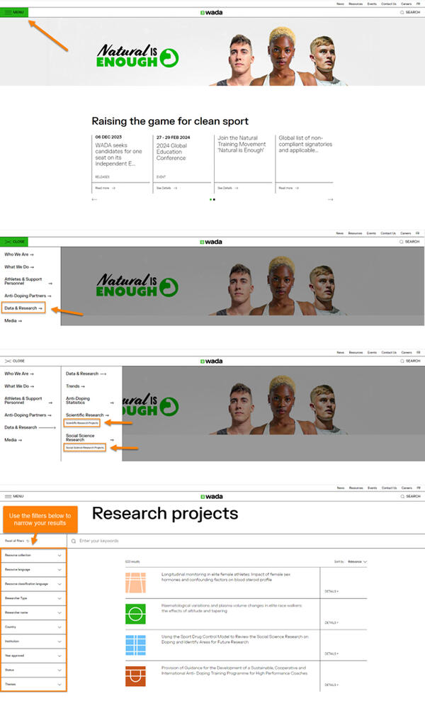 Research projects tutorial en