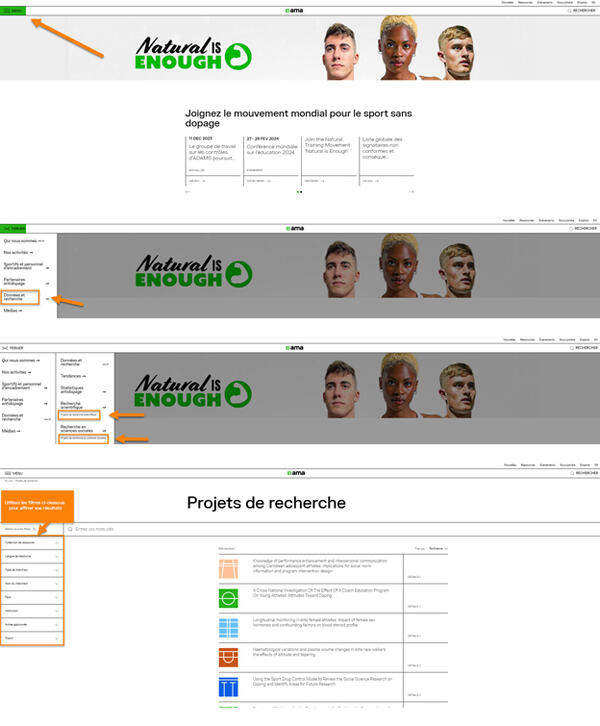 Research projects tutorial fr