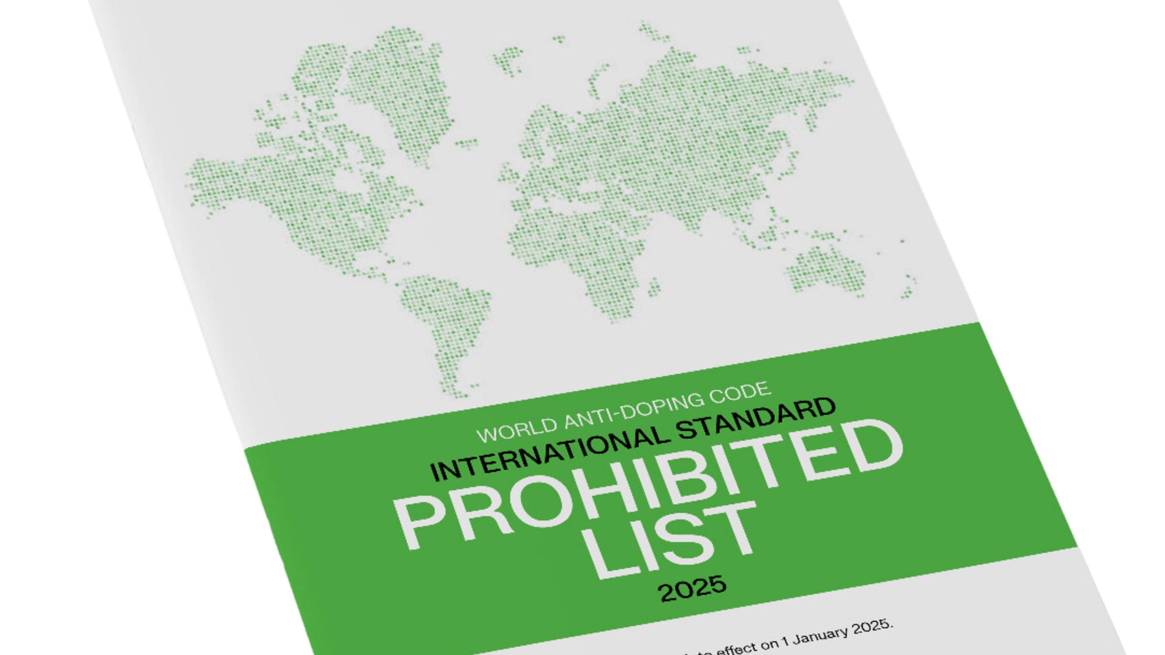 WADA’s 2025 Prohibited List now in force World Anti Doping Agency