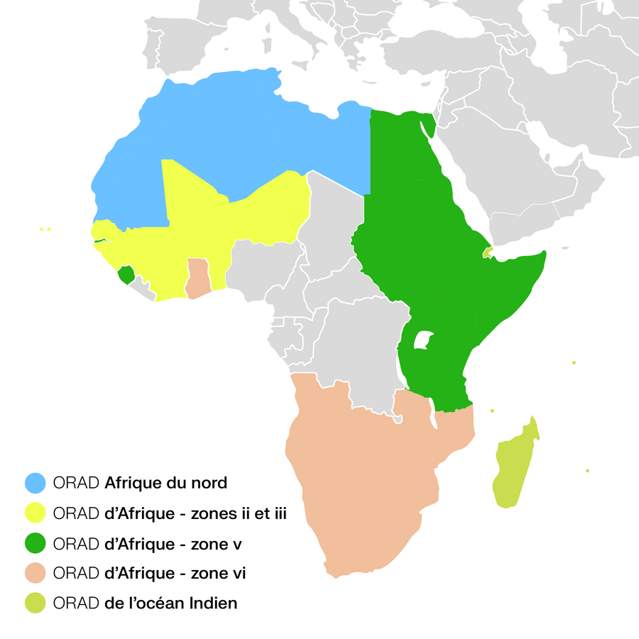 RADO maps fr africa