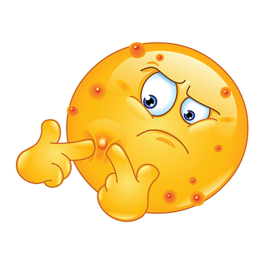 emoji acne