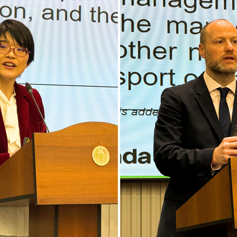 Dr. Mayumi YaYa Yamamoto, Director of WADA’s Asia/Oceania office and Sébastien Gillot, Director of WADA’s European office