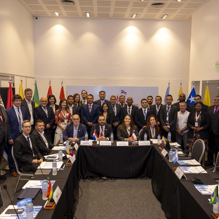 WADA staff at the Asunción Sports Summit in Paraguay