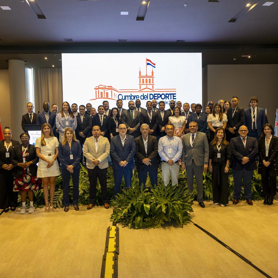 WADA staff at the Asunción Sports Summit in Paraguay
